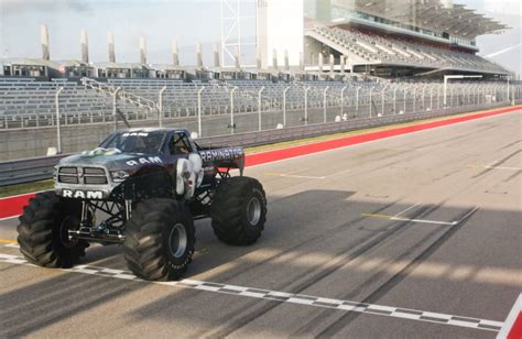 the 2000 hp 9 2 liter hemi ‘raminator is officially the world s fastest monster truck scheid