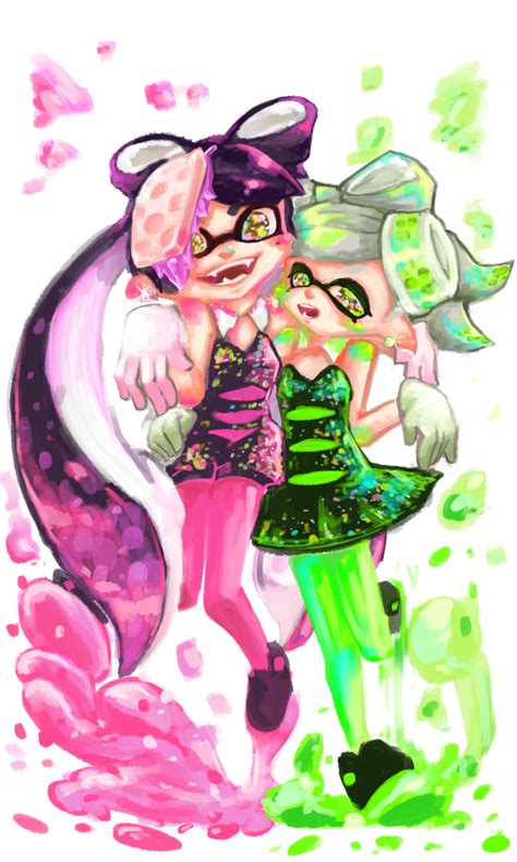 Fanart Squid Sisters Splatoon By Gochan Penru On Deviantart