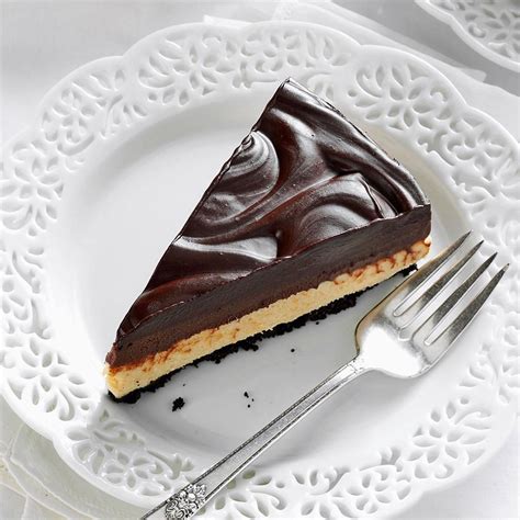 Chocolate And Peanut Butter Mousse Cheesecake Recipe Taste Of Home