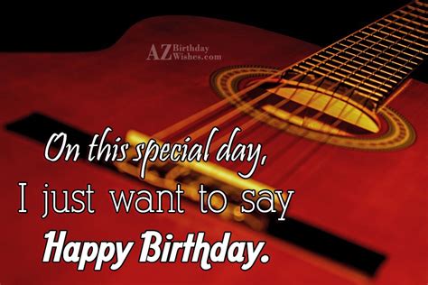 Birthday Wishes With Guitar Birthday Images Pictures