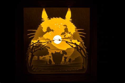 Anime PaperCut Light-box Night light Oneiroframe Dream | Etsy