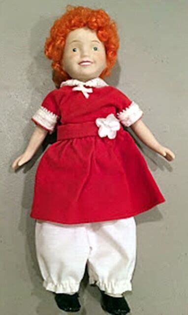 Vintage 1970s Knickerbocker Little Orphan Annie Ceramic Doll Ebay