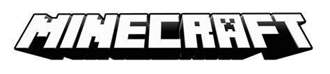 White Minecraft Logo Transparent Background