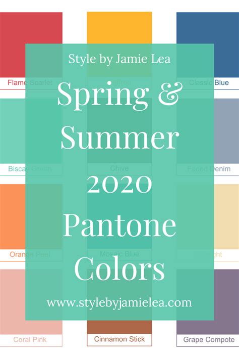 Spring And Summer 2020 Pantone Colors Of The Season How To Wear Spring