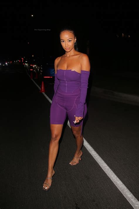 Draya Michele Shows Off Her Curvy Figure While Leaving A Party In Encino 20 Photos Thefappening