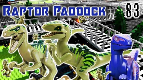 Lets Build Lego Jurassic World Part 6 Raptor Paddock Lets Play Lego Worlds Youtube