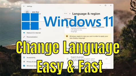 How To Change Language In Windows 11 Operating System Youtube