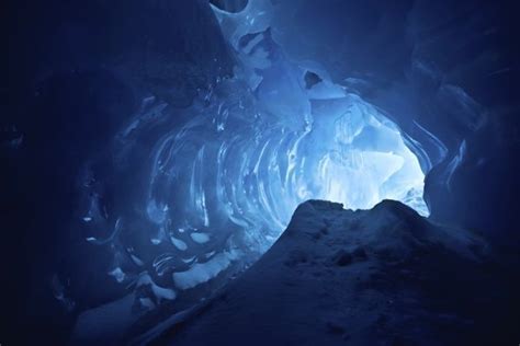 The Real Beauty Of The Glacier Lies Beneath It In The Form Of Ice Caves