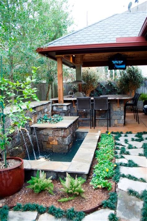 Outdoor Living Spaces Rustic Patio Houston By Wood