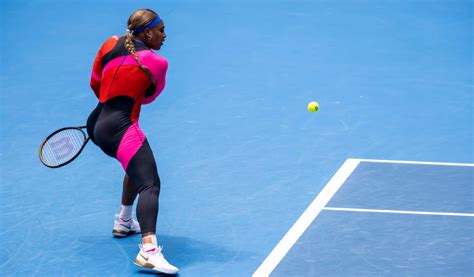Serena Williams’ Goes Bespoke With One Legged Catsuit