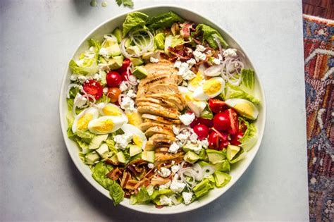 Green Goddess Cobb Salad With Chicken Little Broken Cobb Salad