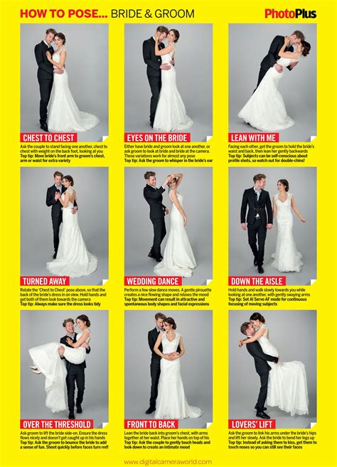 Free Wedding Poses Cheat Sheet 9 Classic Pictures Of The Bride And Groom Wedding Picture