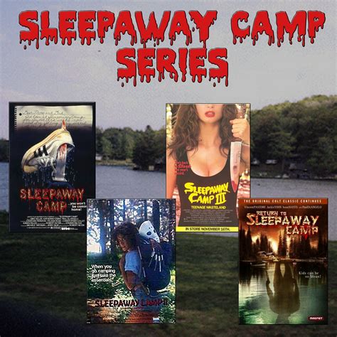 Sleepaway Camp Series Horror Movie Posters Sleepaway