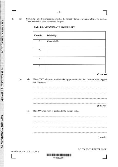 Csec Biology Paper 1 Answers Papers Exam