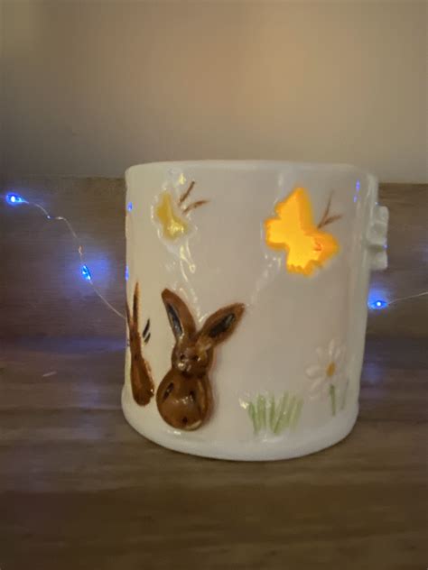 Easter Tea Light Holder Ornament Etsy