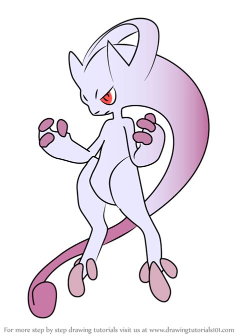 How To Draw Mega Mewtwo Y