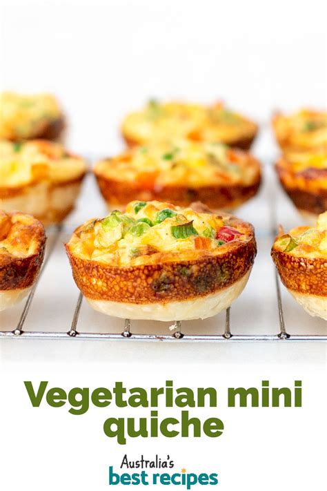 Vegetarian Mini Quiches Recipe In 2021 Mini Quiche Recipes