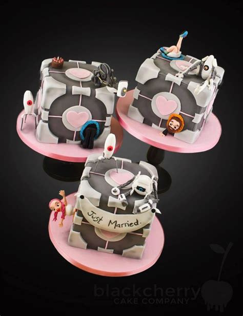 This Perfect Portal Wedding Cake Is Not A Lie Global Geek News