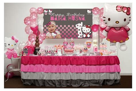 Jennifer of events by pink elephants and lemonade started planning the party for her daughter months ago. Kara's Party Ideas » Pink and Grey Hello Kitty themed ...