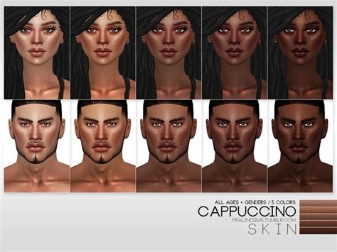 Pralinesims Ps Cappuccino Skin Sims 4 Sims 4 Cc Skin Sims