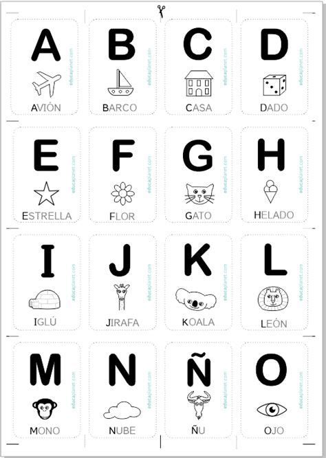 Alfabeto En Espanol Para Imprimir Aprendo A Leer Abecedario Para