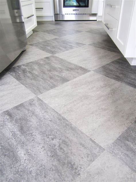 Tile pattern ideas for kitchen flooring. Make a Statement with Large Floor Tiles
