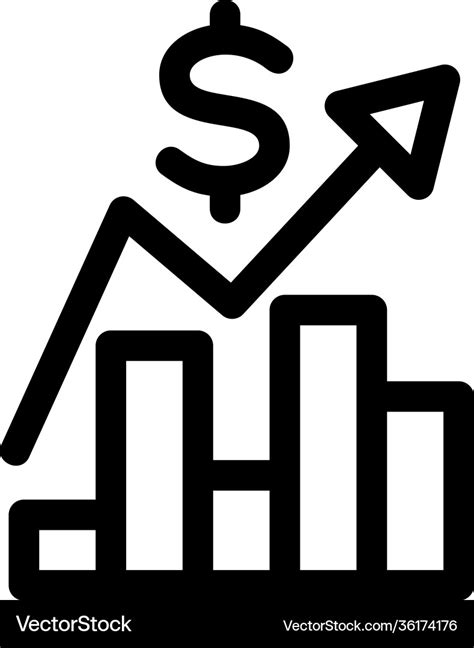 Economics Icon Or Logo Isolated Sign Symbol Vector Image