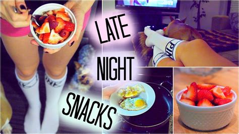 Healthy Late Night Snack Ideas Youtube