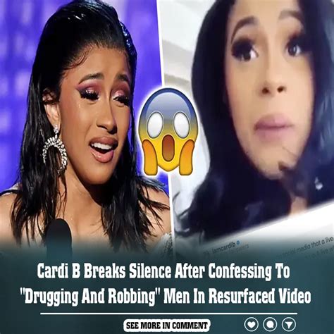Cardi B Breaks Silence After Confessing To Drugging And Robbing Men