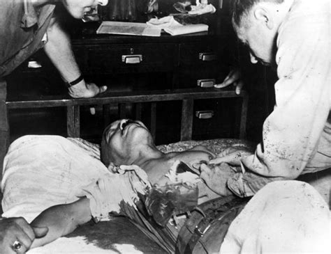 Former Japanese PM Hideki Tojo Receiving Medical Treatment After His