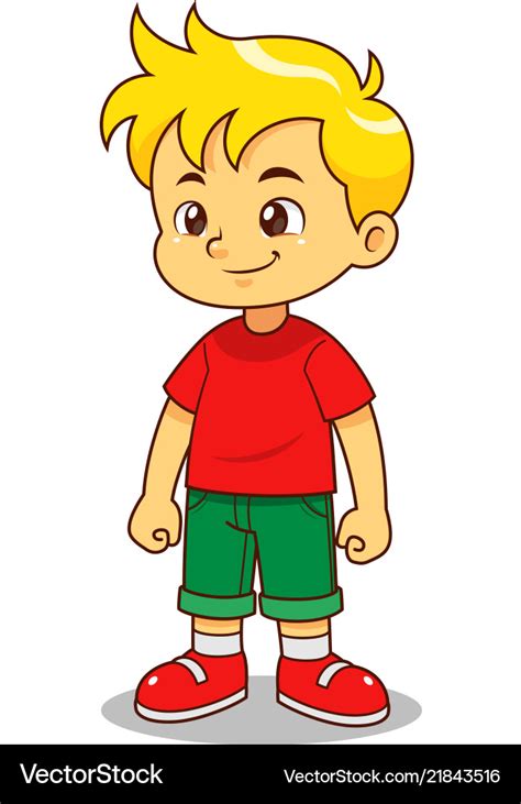 A Boy Cartoon Image