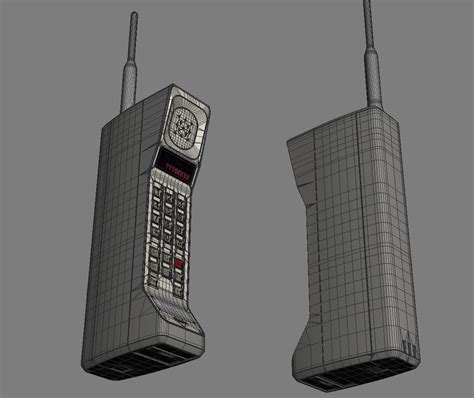 Motorola Dynatac 3d Model 49 3ds C4d Fbx Lwo Ma Max Obj Free3d