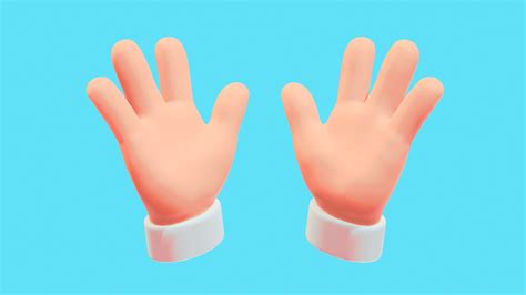 Toon Hands Buy Royalty Free 3d Model By Czerno Czernobog 87495cc