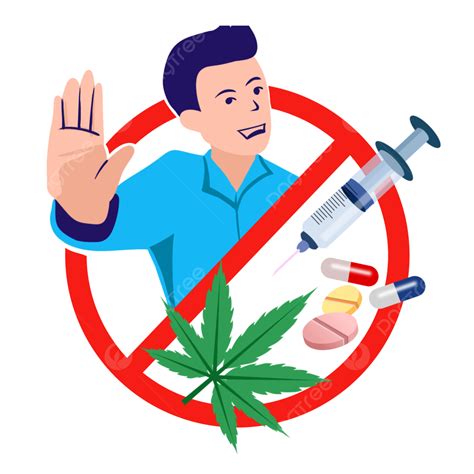 Illustration Of Anti Drug Day Anti Drug Day Stop Drugs Anti Drug