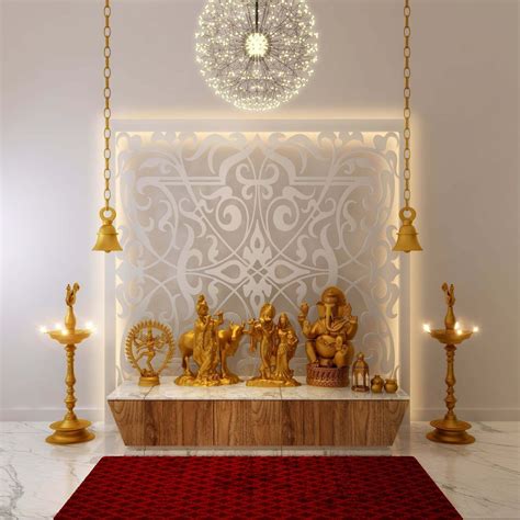 Unique Mandir Background Design Ideas For Your Prayer Room