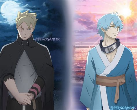 Mitsuki And Boruto Timeskip Azvüounüsädf Illustrations Art Street