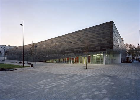 Sports Complex By Archi And Tecnova Architecture With A Basalt Facade