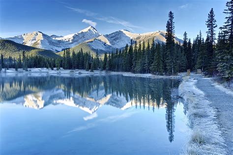 3840x2160px Free Download Hd Wallpaper Canada Alberta Lake