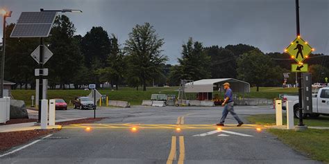 In Road Warning Lights Pedestrian Safety Tapco