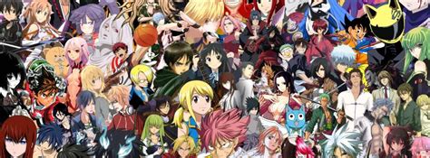 Anime Mix Crossover Facebook Cover Photo