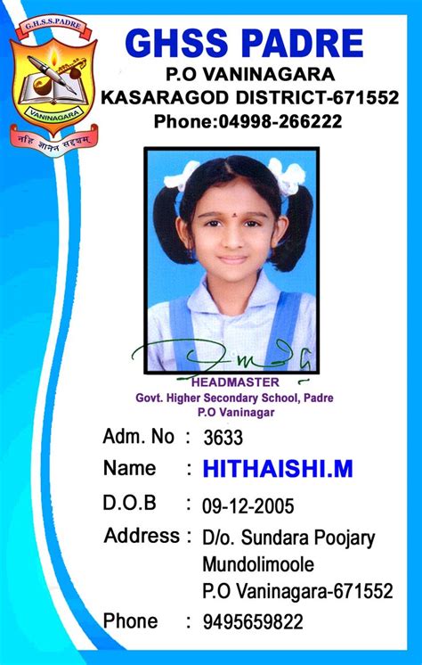 65 Free Premium School Id Card New Design 2019 For High School Id Card