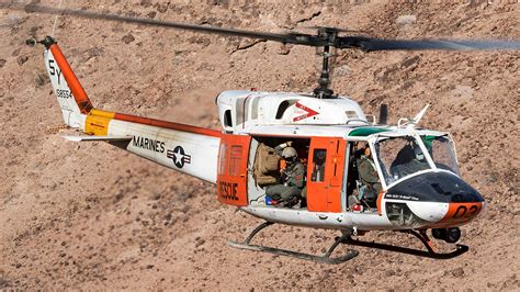 This Workhorse Huey Rescue Helicopter Flew President Reagan As Marine