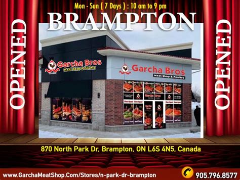 The Front Of A Store With Red Curtains And An Advertisement For Braampton