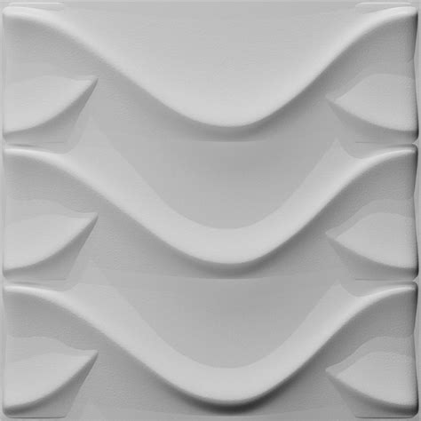 Wall Flats Eco Friendly 3d Wallpaper Pvc White 32 Sqft