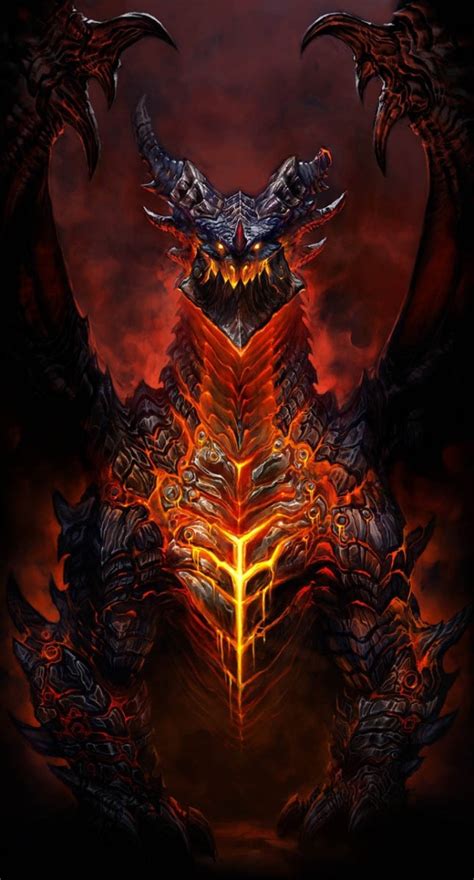 Cataclysm Artwork Deathwing World Of Warcraft Cataclysm World Of