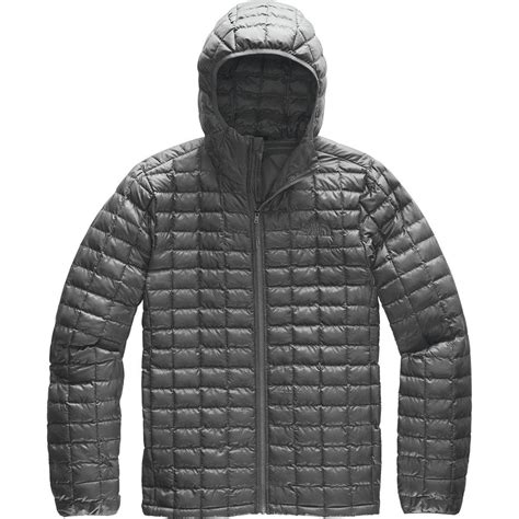 The North Face Synthetic Thermoball Eco Hooded Jacket In Gray For Men
