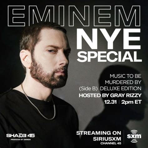 Stream Eminem Nye Special On Shade 45 On 1231 Shady Records