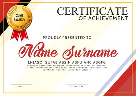 Copy of Certificate | PosterMyWall
