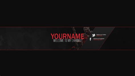20 Gaming Banner Template Free Psd Images Youtube Banner Template