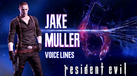 Resident Evil 6 Jake Muller Voice Lines Efforts Youtube